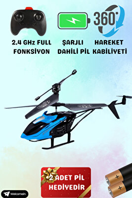Uzaktan Kumandalı Kırılmaz Helikopter Şarjlı PİL HEDİYELİ ,Full Fonksiyon,360 Derece Hareket Eden,Rc ürün fotoğrafı