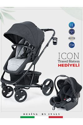 Icon Travel Sistem Bebek Arabası ürün fotoğrafı