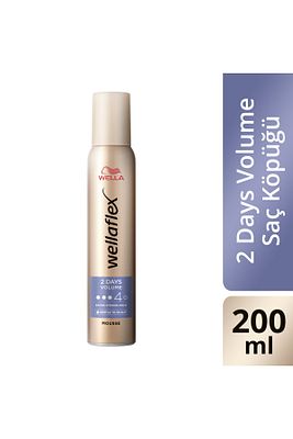 Wellaflex 2 Days Volume 2 Gün Boyunca Hacim Veren Saç Köpüğü Extra Strong Hold 200 ml ürün fotoğrafı