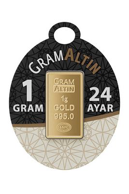Iar 24 Ayar 1 gram Külçe Altın ürün fotoğrafı