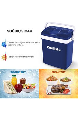 Clt18 12volt/220volt Ac/dc 18 Litre Sıcak/soğuk Oto Buzdolabı ürün fotoğrafı