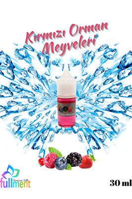 Buzlu Kırmızı Orman Meyveleri ( Forestberry )aromalı Hazır Gıda Aroma Likit Şurup 30 ml ürün fotoğrafı