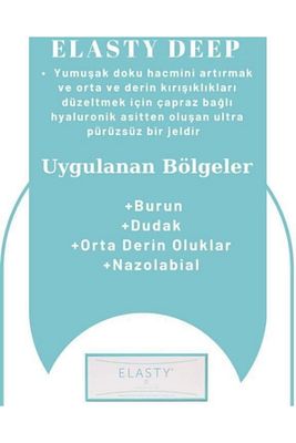 ELASTY DEEP Çapraz Bağlı Hyarluronic Asit 2x1 ml ürün fotoğrafı