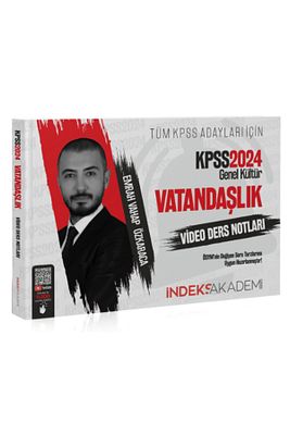 Süper Fiyat - Indeks Akademi 2024 Kpss Vatandaşlık Video Ders Notları - Emrah Vahap Özkaraca Indeks ürün fotoğrafı