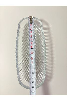Santa Cam Kayık Tabak Sunumluk 20 Cm Sunum Tabağı ürün fotoğrafı