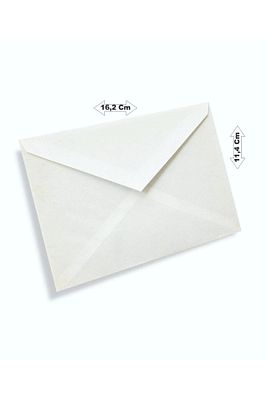 Zarf 100'lü 114x162 Ebat Mektup Zarfı Para Zarfı Davetiye Zarfı ürün fotoğrafı