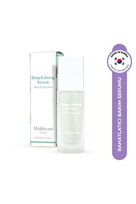 Deep Calming Serum Aloe Ve Spirulina Derinlemesine Cilt Yatıştırıcı Sakinleştirici Serum Kore 40ml ürün fotoğrafı