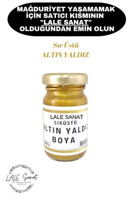 Sır Üstü Altın Yaldız Boya 50 gr (ÇİNİ-SERAMİK-CAM-PORSELEN VB.) ürün fotoğrafı