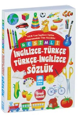 Resimli Ingilizce - Türkçe Türkçe Ingilizce Sözlük Örnek Cümleli ürün fotoğrafı
