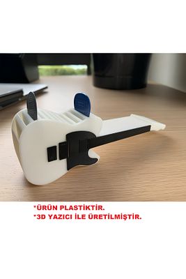 Telecaster Tasarım Dekoratif Penalık Pena Tutucu ürün fotoğrafı