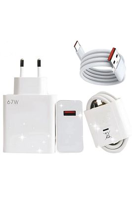 Type-c 67w (WATT) Ultra Hızlı Şarj Aleti Adaptör Kablo Set ürün fotoğrafı