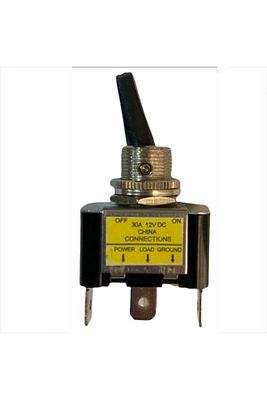 12 Volt Dc 30 Amper On-Off Işikli Toggle Switch (Ic-151B) ürün fotoğrafı
