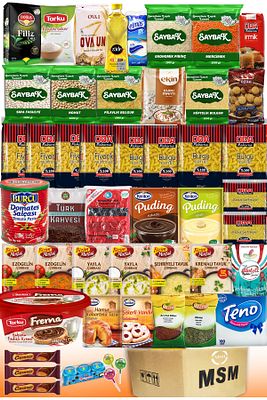 Ramazan Kolisi Erzak Paketi Mega Paket 45 Parça Çocuklar Için Çikolata Setli Toplam 19kg No :14 ürün fotoğrafı
