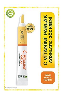 C Vitamini Aydınlatıcı Göz Kremi (Niasinamid + Kafein) ürün fotoğrafı