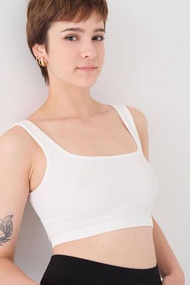 Kare Yaka Seamless Crop Atlet A0187-l5 ürün fotoğrafı