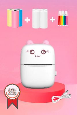 C9 Pembe Mini Yazıcı Mini Taşınabilir Termal Yazıcı Kablosuz Bağlantı Ap Kontrol ürün fotoğrafı