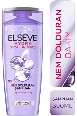 L'Oréal Paris Elseve Hydra [Hyaluronic] Nem Dolduran Bakım Şampuanı 300ml ürün fotoğrafı