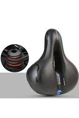 Bisiklet Geniş Rahat Yumuşak Yaylı Sele Koltuk Bisiklet Koltuğu Selesi 26x21 ürün fotoğrafı