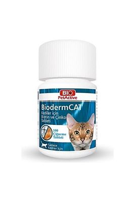 Bio Biodermcat Kediler Için Tüy Dökülme Önleyici Biotin Ve Çinko Tableti 30 gr ürün fotoğrafı