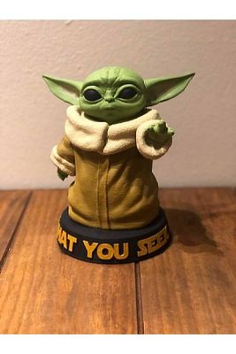 Baby Yoda Figür Baby Yoda Renkli Figür/fanart ürün fotoğrafı