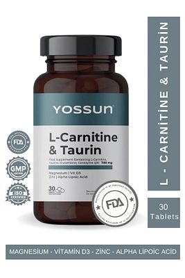 L-Karnitin, Taurin, Glutatyon ve Koenzim Q10 İçeren Tablet Takviye Edici Gıda ürün fotoğrafı