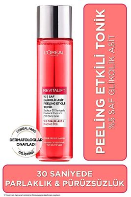Revitalift Parlak&pürüzsüz, Koyu Leke Karşıtı Peeling Etkili Tonik, %5 Saf Glikolik As ürün fotoğrafı