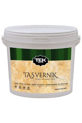Su Bazlı Çok Amaçlı Taş Ve Ahşap Verniği 0.75lt Şeffaf-hava Koşullarından Etkilenmez-kokusuz-parlak ürün fotoğrafı