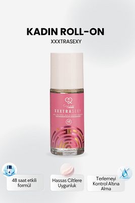 Kadın Roll-on Xxxtra Sexy - 48 Saat Etkili - Leke Bırakmaz Deodorant - 50 ml ürün fotoğrafı