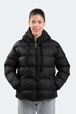 Brenda I Kadın Mont &amp;amp; Kaban Siyah ürün fotoğrafı