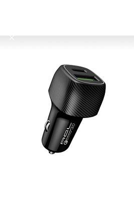 48w Hızlı Şarj Type-c Ve Usb Çıkışlı Araba Çakmaklık Şarj Aleti ürün fotoğrafı