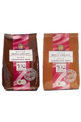 Sütlü/bitter Damla Çikolata 1 Kg ürün fotoğrafı