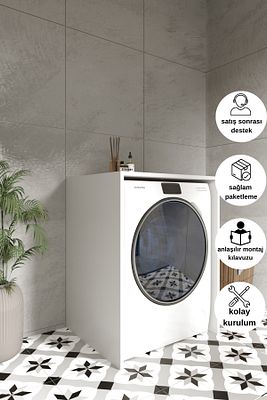 Çamaşır Makine Alt Dolabı Kurutma Makinesi Dolabı ürün fotoğrafı