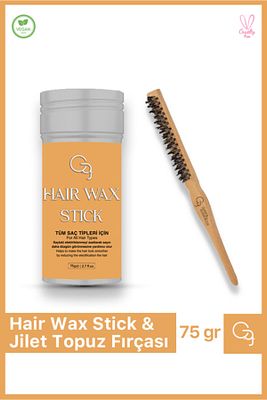 Hair Wax Stick 75gr - Saç Sabitleyici Berberstıckwax Topuz Fırçası ürün fotoğrafı
