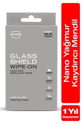 Glasshield Wipe-On Nano Yağmur Kaydırıcı Mendil-Cam Yüzey Seramik Kaplama-1 Yıl Dayanım ürün fotoğrafı