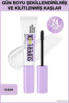 Super Lock Brow Glue Kaş Sabitleyici Maskara - Şeffaf ürün fotoğrafı