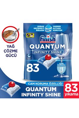 Quantum Infinity Shine Bulaşık Makinesi Deterjanı Kapsül Tablet  83 Adet ürün fotoğrafı