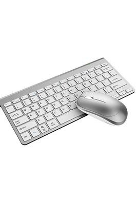 Kb-bt72 Elıte Silver Metalik Bluetooth Kablosuz Q Klavye Mouse Set ürün fotoğrafı