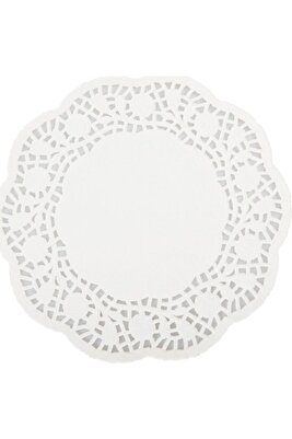 Kağıt Dantel Bardak Altlığı 500 Adet 9 Cm/ Çay Bardağı Altı Sunum Kağıdı ürün fotoğrafı
