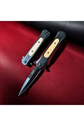 Çakı Bıçak Aksesuar Kamp Malzemesi Yarı Otomatik Sustalı Değildir ürün fotoğrafı