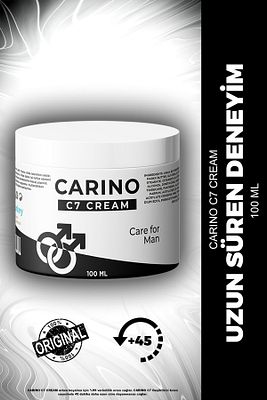 C7 Uzun Deneyim Erkek Kremi 100 ml - Etkili Formül - Long Time - Yüksek ürün fotoğrafı