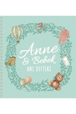 Anne Ve Bebek Anı Defteri - Hamilelikten 3 Yaşa Kadar - Hamilelik Günlüğü - Bebek Ajandası ürün fotoğrafı