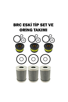 Filtre Takımı Üçlü Set Eski Tip Contaları Ile Birlikte ürün fotoğrafı