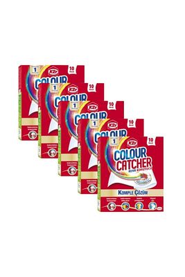 Colour Catcher Renk Koruyucu Mendil 10'lu 5 Paket ürün fotoğrafı