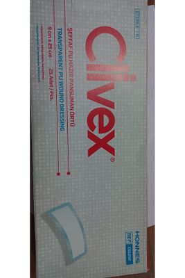 Clivex 9x 25 cm sefaf pu hazir pansuman ortusu 25 adet ürün fotoğrafı