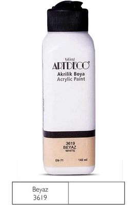 140ml Akrilik Boya Beyaz / 3619 ürün fotoğrafı