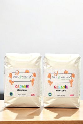 Organik Pirinç Unu 500gr - 2'li Avantaj Set - ürün fotoğrafı