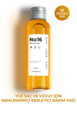 No:16 Nemlendirici Besleyici Yenileyici Işıltı Verici Mucizevi Onarıcı Bakım Yağı 100 ml ürün fotoğrafı