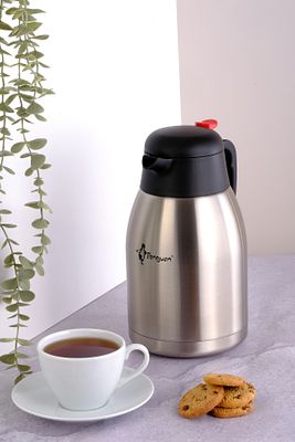 2 Litre Paslanmaz Çift Kat Çelik Çay Termosu - 1200a ürün fotoğrafı
