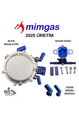 Mimgas Karbüratörlü Set Regülatör 90 Kw Gaz Ve Benzin Kesici 2025 Üretim ürün fotoğrafı