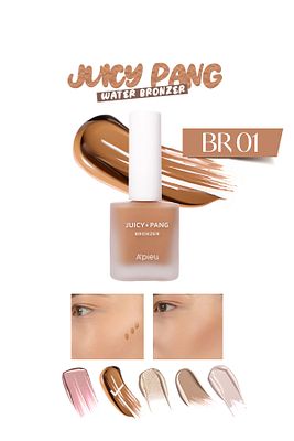 Kolay Uygulanılabilen, Kalıcı, Doğal Görünüm Sunan Likit Bronzer Juicy-pang Water Bronzer (BR01) ürün fotoğrafı